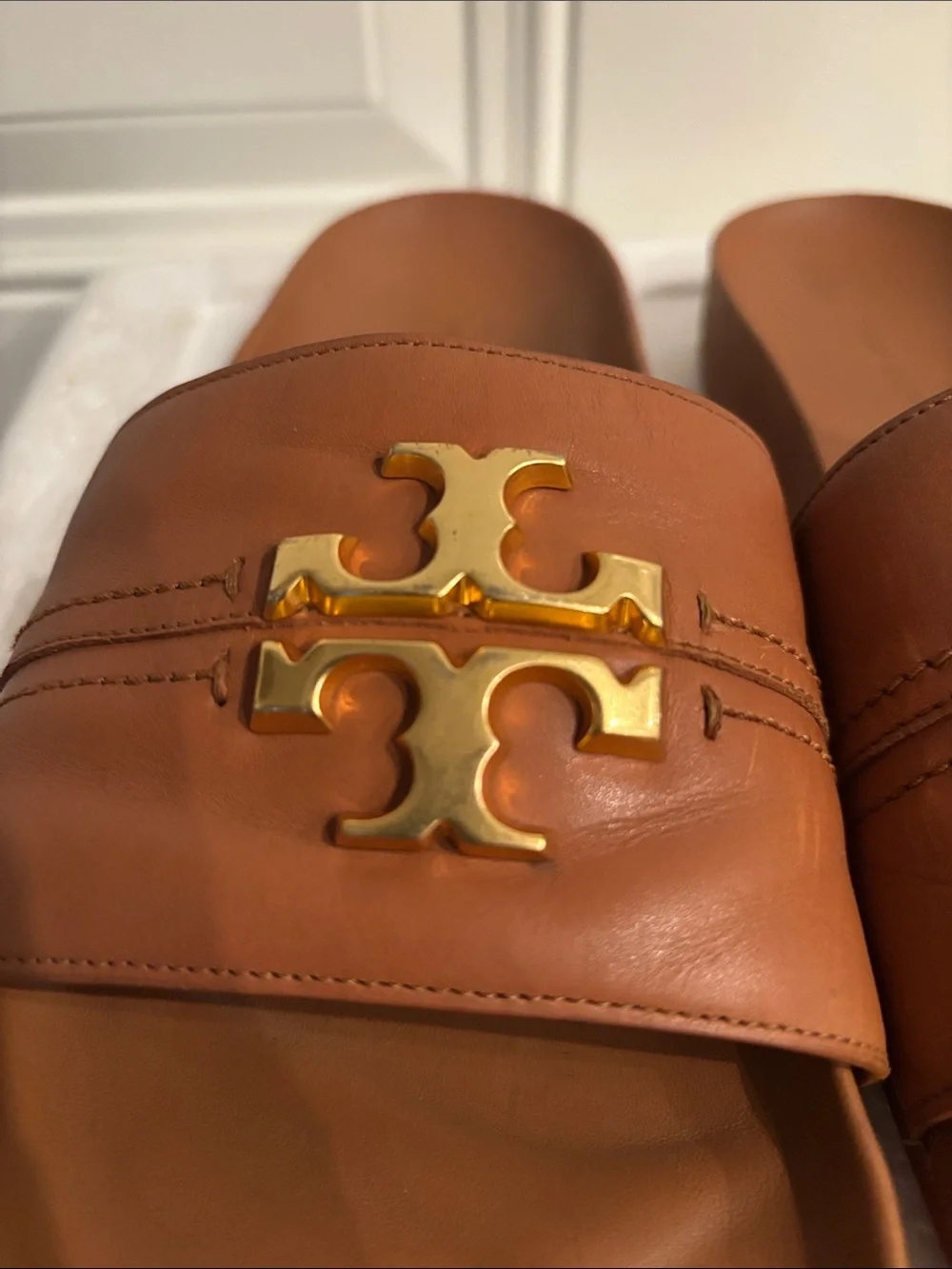 Tory Burch Everly Anatomic Cloud Paris Nappa Leather Slides